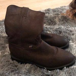 Justin boots -oil- resisting.  Size 11